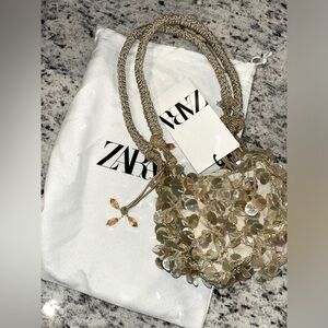 Zara sequin purse
